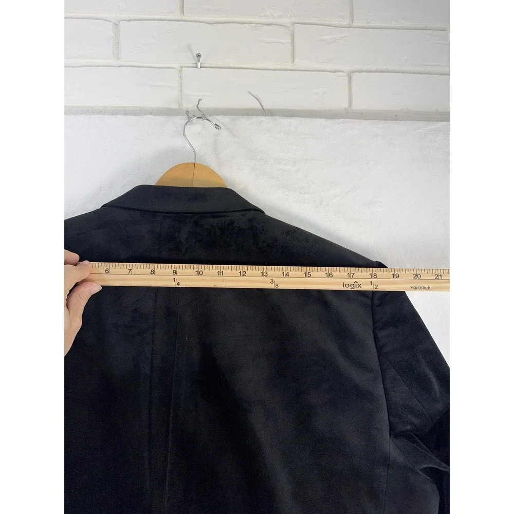Express Blazer Mens‎ 40R Black Velvet Tuxedo Jacket Slim Fit Shawl Lapel Formal
